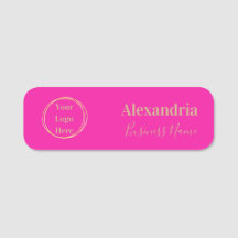 Anpassningsbar Shock rosa Guld medarbetare