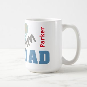 Anpassningsbar Simma Pappa Mugg