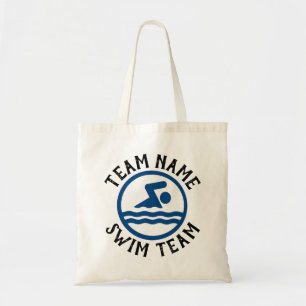 Anpassningsbar Simma Team Namn Swimmers simning oc Tygkasse