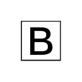 Anpassningsbar Single Brev Stämpel