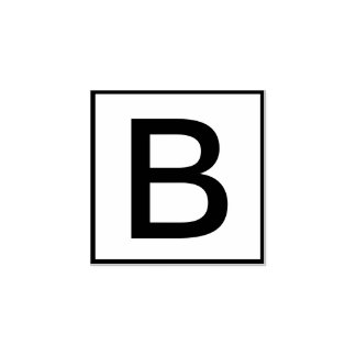 Anpassningsbar Single Brev Stämpel