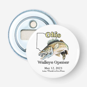 Anpassningsbar Sjö/Date Ohio Walleye-öppnare Flasköppnare