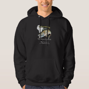Anpassningsbar Sjö/Date Wisconsin Walleye-öppnare Hoodie