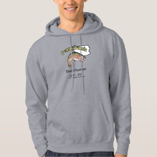 Anpassningsbar Sjö/Datum Pennsylvania Trout-öppnin Hoodie