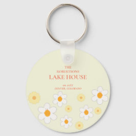 Anpassningsbar Sjö House Nyckelring