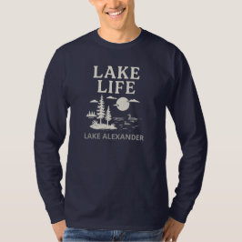 Anpassningsbar Sjö Life Manar's Långärmad Shirt T