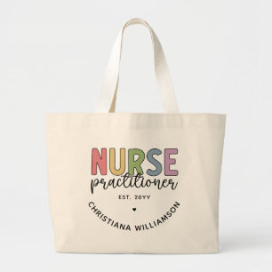 Anpassningsbar Sjuksköterska NP Nurse Studenten Jumbo Tygkasse