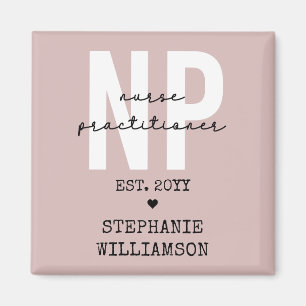 Anpassningsbar Sjuksköterska NP Studenten Gift Magnet