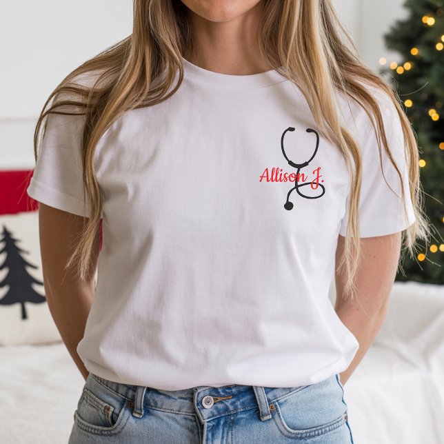 Anpassningsbar Sjuksköterska T-Shirt, registrerad  T Shirt (nurse t-shirt, nurse gift, registered nurse t-shirt, nursing school t-shirt, nursing student shirt,)