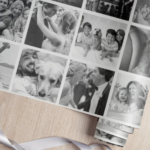 Anpassningsbar Skapa din egen 30 Photo Collage Gif Presentpapper