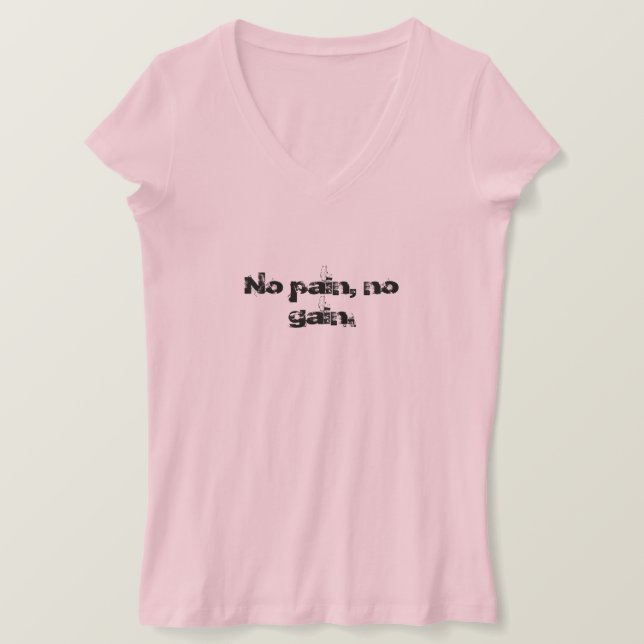 Anpassningsbar skapa din egen text | GYM-motivatio T Shirt (Design framsida)