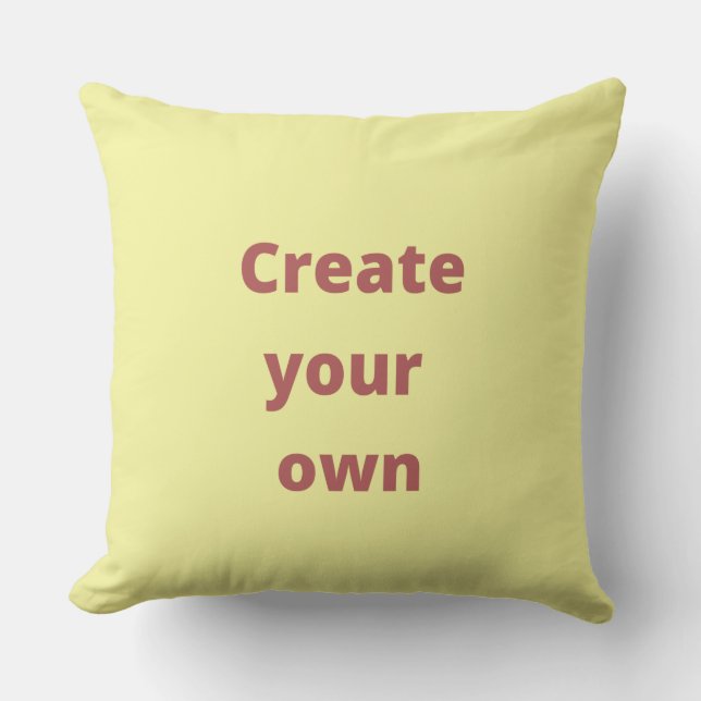 Anpassningsbar skapar din egen familj, modern chic kudde (Framsida)