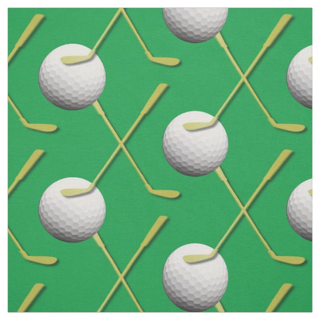Anpassningsbar Skriv ut Golf Theme Fabric Tyg (Provkarta)