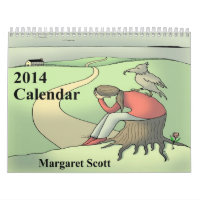 Anpassningsbar skrivev ut kalender 2014