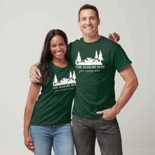 Anpassningsbar Slogan Hiking, Camping, Outdoorsy T Shirt
