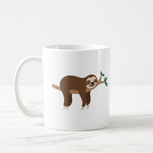 Anpassningsbar Sloth Memages lustigt Sloth Jokes Kaffemugg