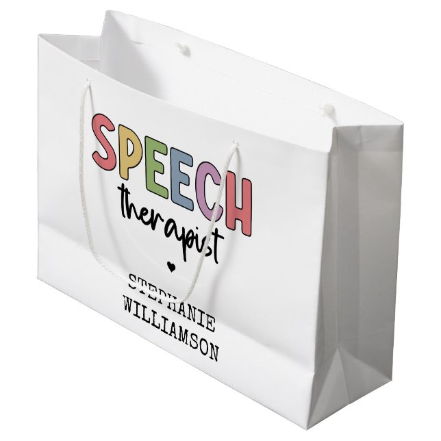 Anpassningsbar SLP Tal-patolog Tal-terapi (Framsidan Vinklad)