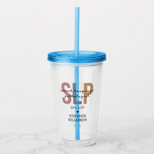 Anpassningsbar SLP Tal-patolog Tal-terapi Take Away Mugg