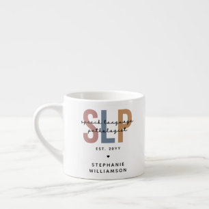 Anpassningsbar SLP Tal språkpatolog Espressomugg