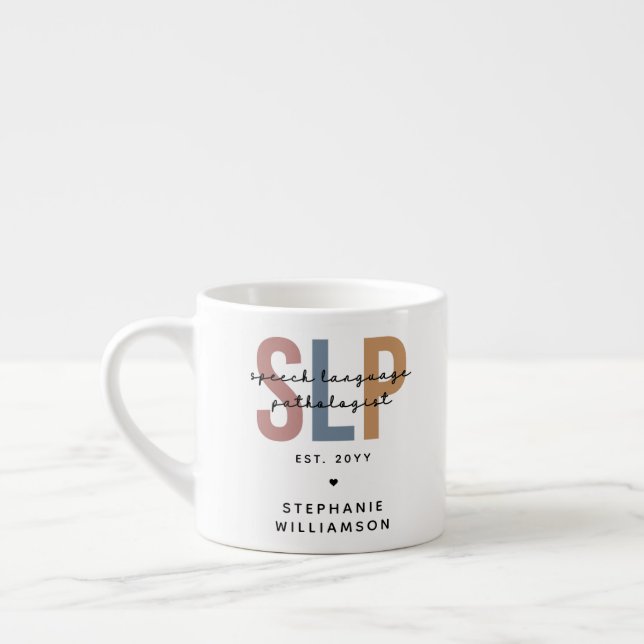 Anpassningsbar SLP Tal språkpatolog Espressomugg (Vänster)