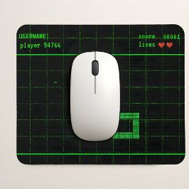 Anpassningsbar - Snake Game Pad - Namn och Score Musmatta