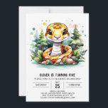 Anpassningsbar Snake Kids Party Birthday Inbjudningar<br><div class="desc">Skapa en unik och personlig firande med vår Anpassningsbar Snake Kids Party Birthday-inbjudan, skräddarsydd för att visa ditt barns favoritreptil. Föreställ er en party designad med invecklade detaljer som återspeglar ormernas skönhet och charm. Den här inbjudan tar upp det som i grund och botten är perfekt och erbjuder en arbetsyta...</div>