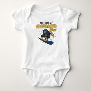 Anpassningsbar Snö Boarder Snowboarding Shop Big L T Shirt