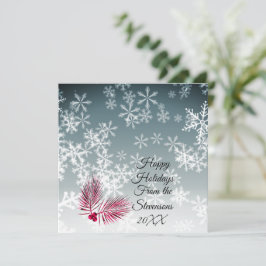 Anpassningsbar Snöflammande julklapp