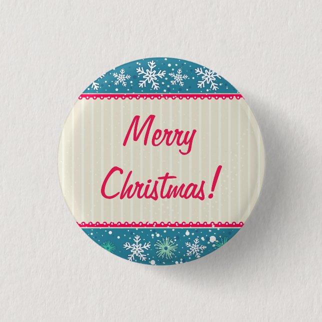 Anpassningsbar Snöflingor och Presenter Knapp (Framsida)