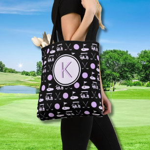 ANPASSNINGSBAR SNYGGT DAM GOLFER MONOGRAM TYGKASSE
