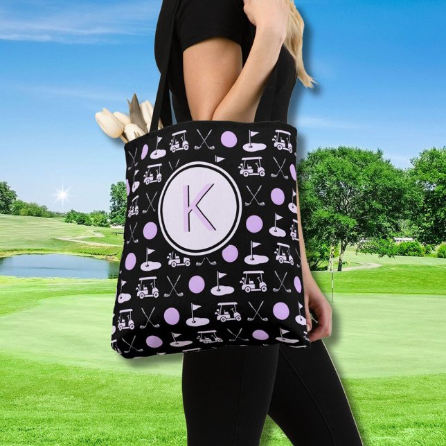 ANPASSNINGSBAR SNYGGT DAM GOLFER MONOGRAM TYGKASSE (Skapare uppladdad)