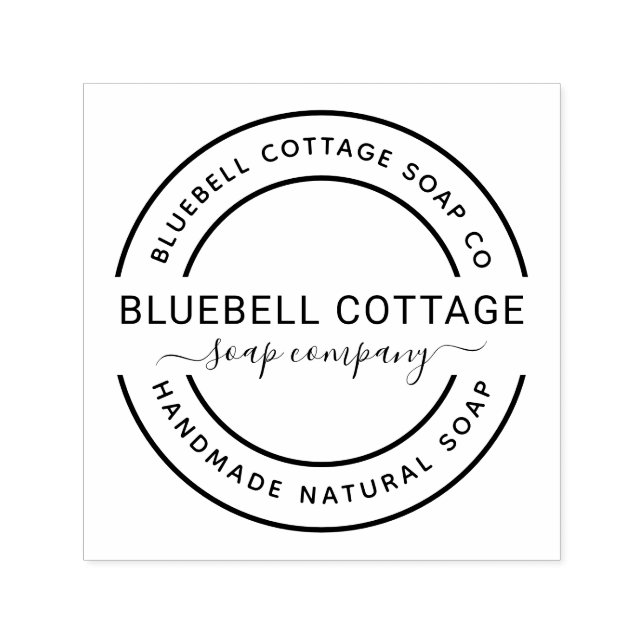 Anpassningsbar Soap Company Self-Inking Frimärke Självfärgande Stämpel (Design)