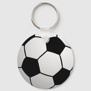 Anpassningsbar SoccerBall för fotbollslag och Fläk Nyckelring