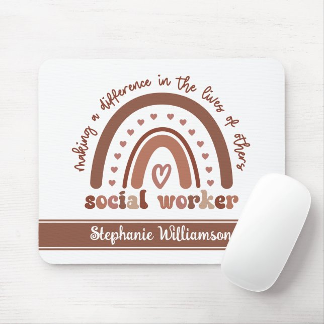 Anpassningsbar Social Worker-uppskattningar, Stude Musmatta (Med mus)