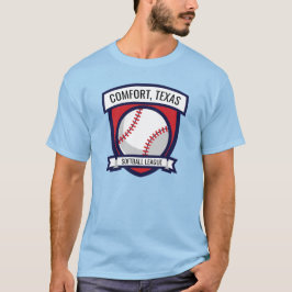 Anpassningsbar Softball Baseball Logotyp T Shirt