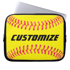 Anpassningsbar Softball Laptop sleeve