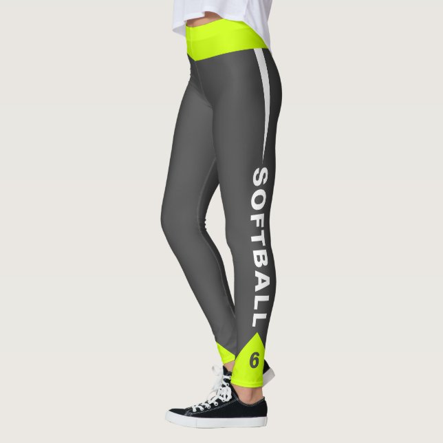 Anpassningsbar Softball Leggings (Vänster)