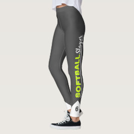Anpassningsbar Softball Sayer Leggings