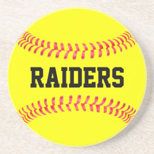 Anpassningsbar Softball Team Namn Text Sports Coac Underlägg