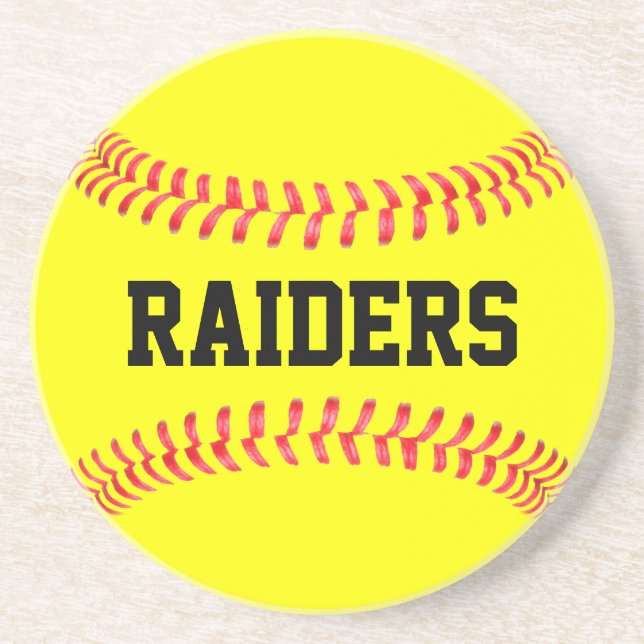 Anpassningsbar Softball Team Namn Text Sports Coac Underlägg (Framsidan)