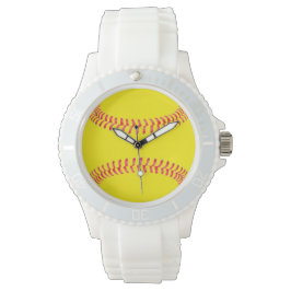 Anpassningsbar Softball Watch Armbandsur