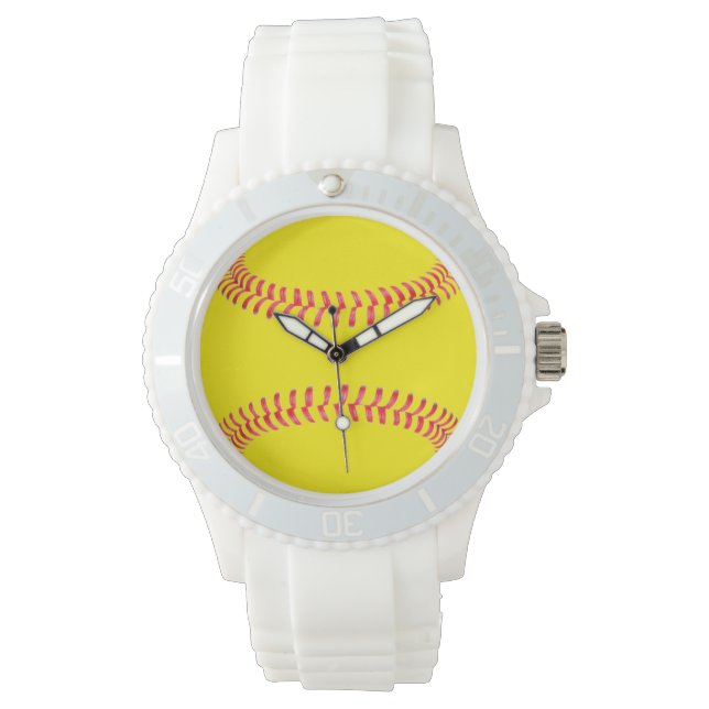 Anpassningsbar Softball Watch Armbandsur (Framsida)