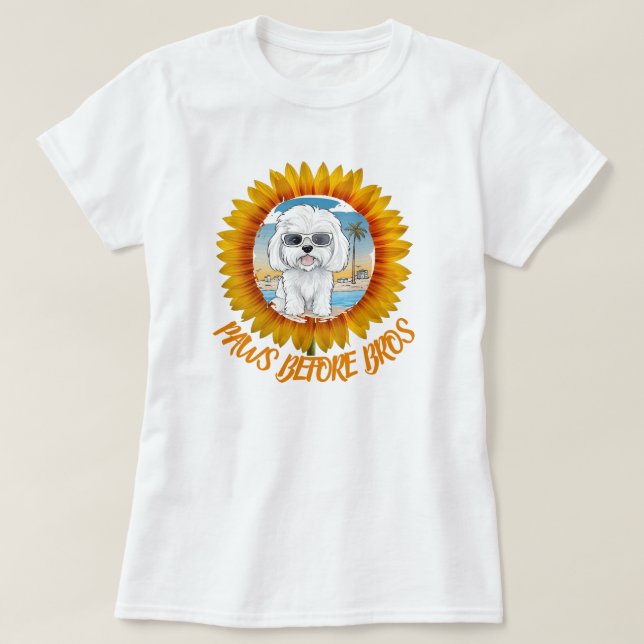 Anpassningsbar Solrosfoto med text T-Shirt (Design framsida)