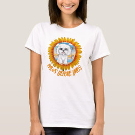 Anpassningsbar Solrosfoto med text T-Shirt