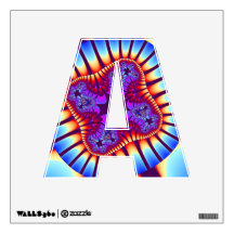 Anpassningsbar Soluppgång Flower Brev A Decal