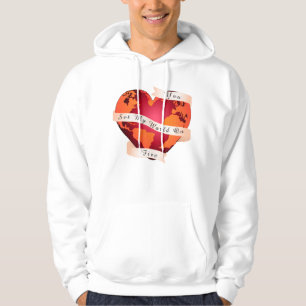 Anpassningsbar SOM DU STÄLLER IN MIN VÄRLD PÅ BRAN Hoodie