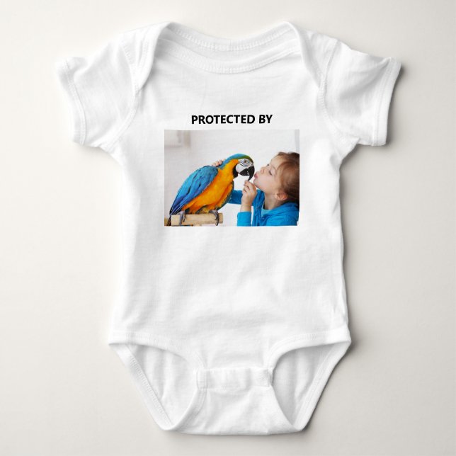 Anpassningsbar som fungerar som skydd av fågelskyd t shirt (Framsida)