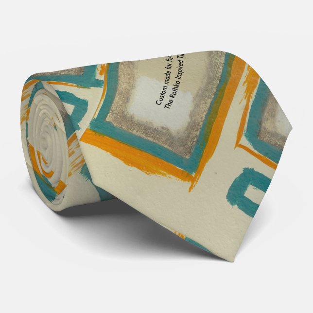 Anpassningsbar som gjorts för honom Rothko-inspire Slips (Rullad)