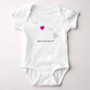 Anpassningsbar som gjorts i delstaten Kärlek Baby T Shirt