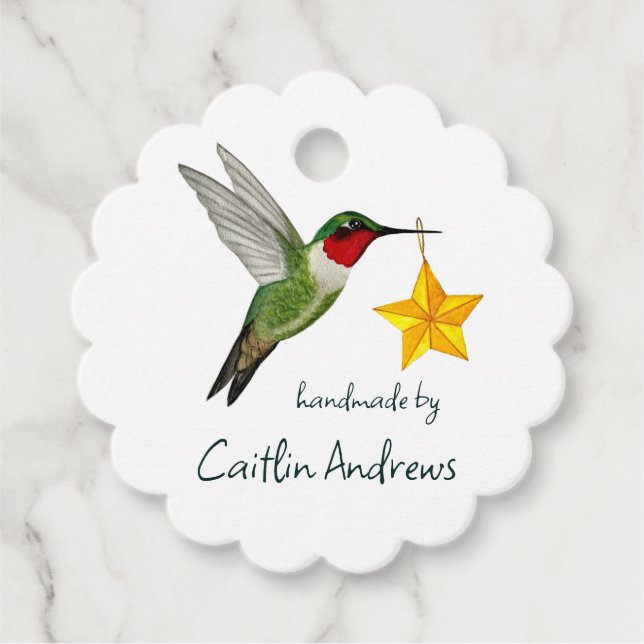 Anpassningsbar som hanteras gåvor etiketter (Framsida)